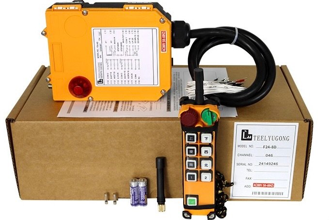 Crane Remote Controls F24-8D Pro - Wireless Remote with Receiver